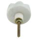 White Flower Shape Marble Cabinet knob